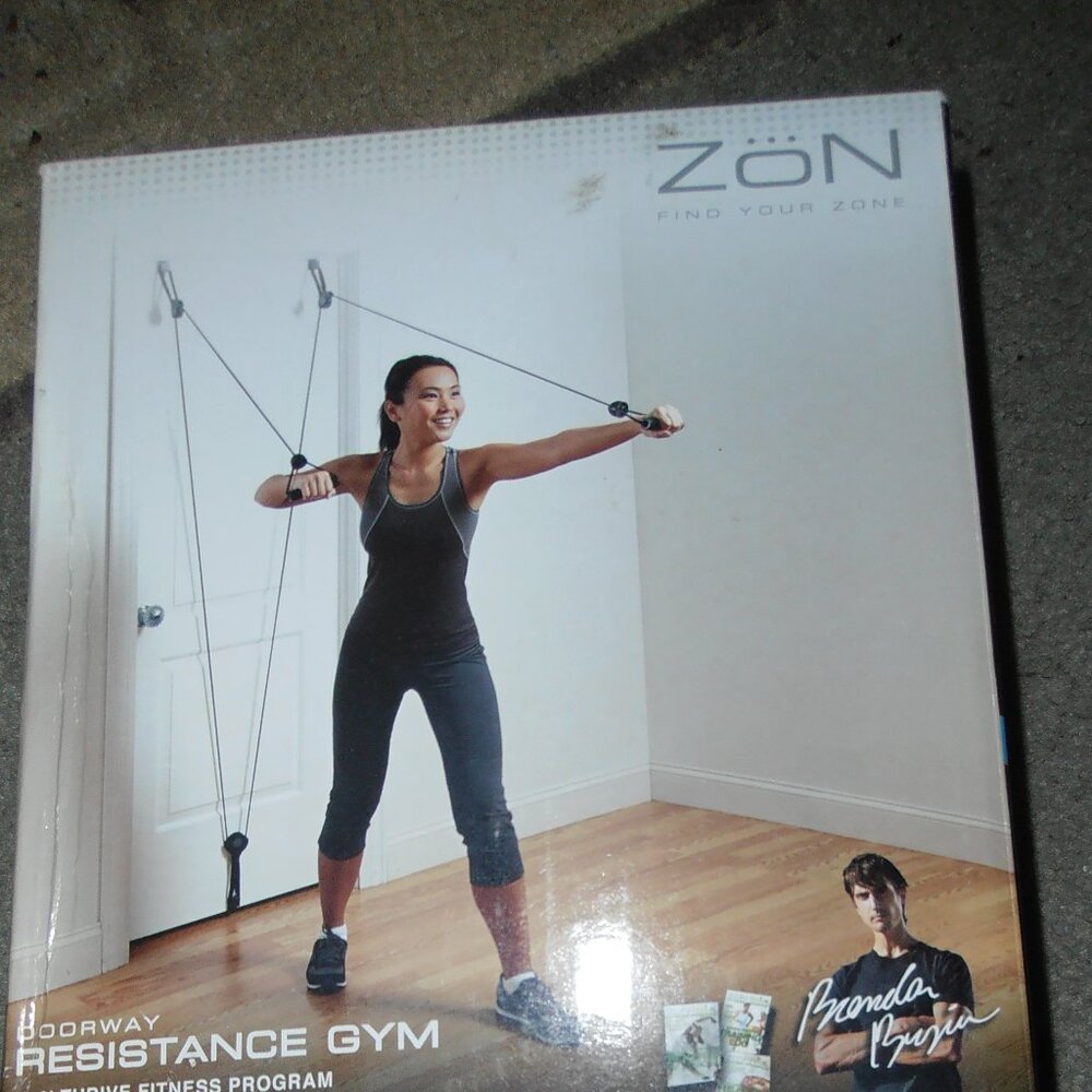 Zon Doorway Resistance Gym by Brendan Brazier~New!